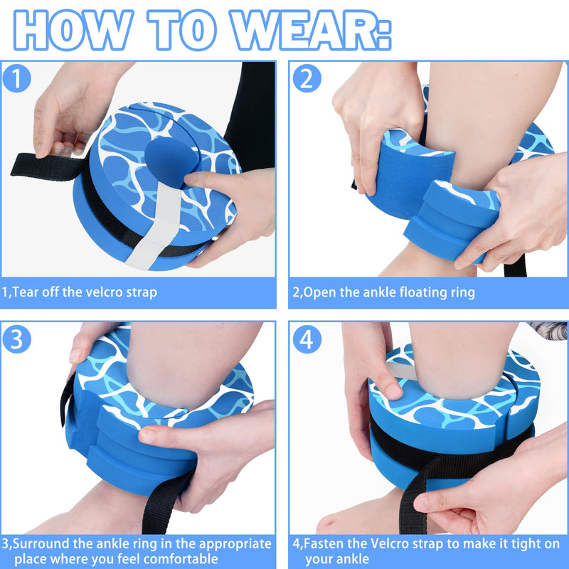 Chargez l'image dans la visionneuse de la galerie, Hikeen EVA Water Aerobics Cuffs &amp; Adjustable Belts
