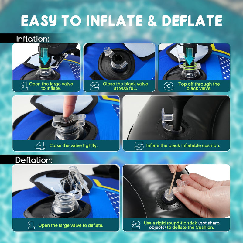 Load image into Gallery viewer, Hikeen River Tube with Removable Cushion &amp; Cup Holder
