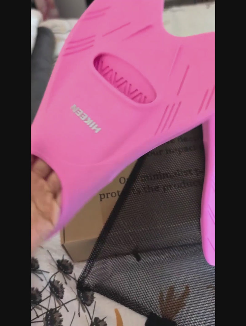 Lataa ja toista videota gallerian katseluohjelmassa Hikeen Short Swim Fins with Mesh Bag
