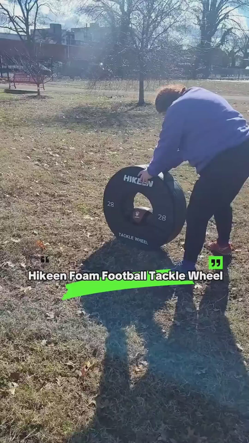Load and play video in Gallery viewer, Hikeen Football Tackle Wheel Dummy – 1-Piece
