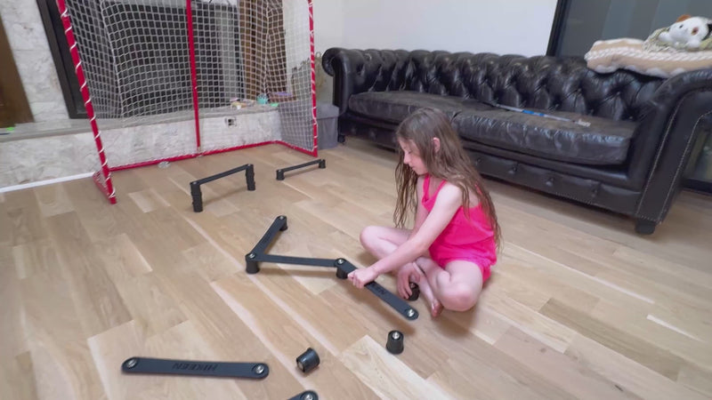 Load and play video in Gallery viewer, Hikeen Adjustable Hockey Stickhandling Trainer
